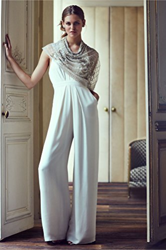 YiJee Jumpsuits V collo Elegante Senza Maniche