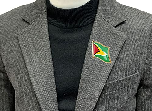 Image of vmcoatdu Country Flag Pin Badge International Travel Brooch Metal Alloy Souvenir Pin for Hat Clothes Backpack