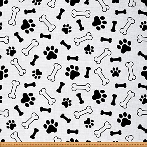 Belidome Hundepfoten Kopfstützenbezüge - Bunte Auto-Deko 25,4x23,1cm