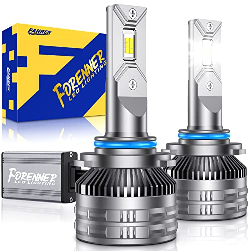 forenner Fahren 2023 Advanced 9005/HB3 LED Headlight Bulbs, 28000LM 800% Brightness Halogen Replacement Conversion Kit, 6500K Cool White High Performance 9005 LED Bulbs, Plug and Play, Pack of 2