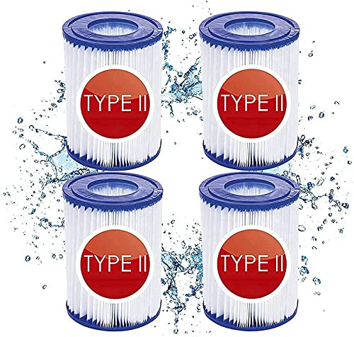 CXYXHW Cartouches filtrantes pour piscine de type II - Convient pour Bestway 58094 - Cartouche filtrante pour piscine gonflable - Filtre de nettoyage de piscine gonflable pour piscine (4) Cover