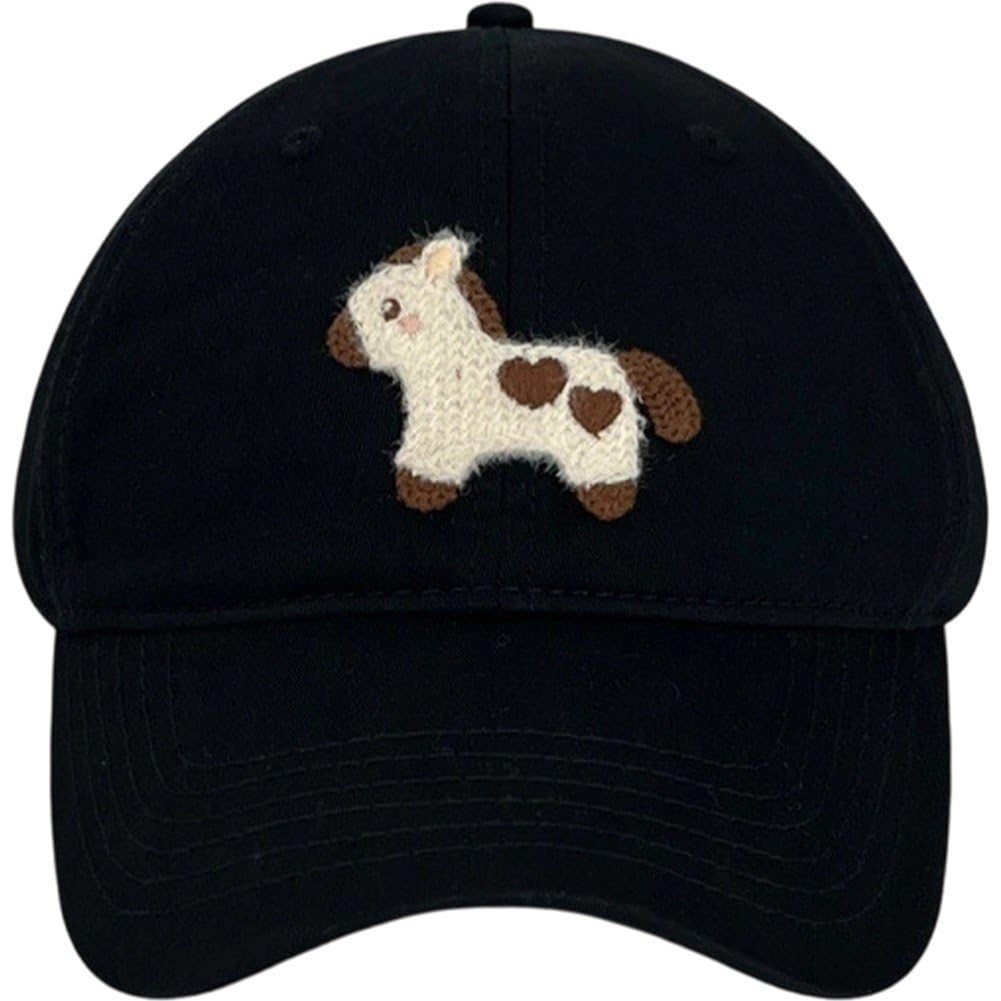 Danlai Adjustable Breathable Embroidered Trucker Baseball Cap, Casual Sport Sun Hat for Men Women Daily Outdoor Styling