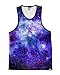 INTO THE AM Stardust Men's Casual Tank Top Shirt (Medium)