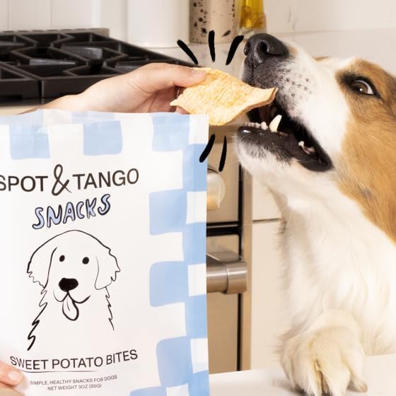 Miniatura 5 de Spot & Tango Bocadillos para perros Sweet Potato Bites  Un solo ingrediente, 100% batata  Golosinas deshidratadas  Sin granos y gluten  Hecho en