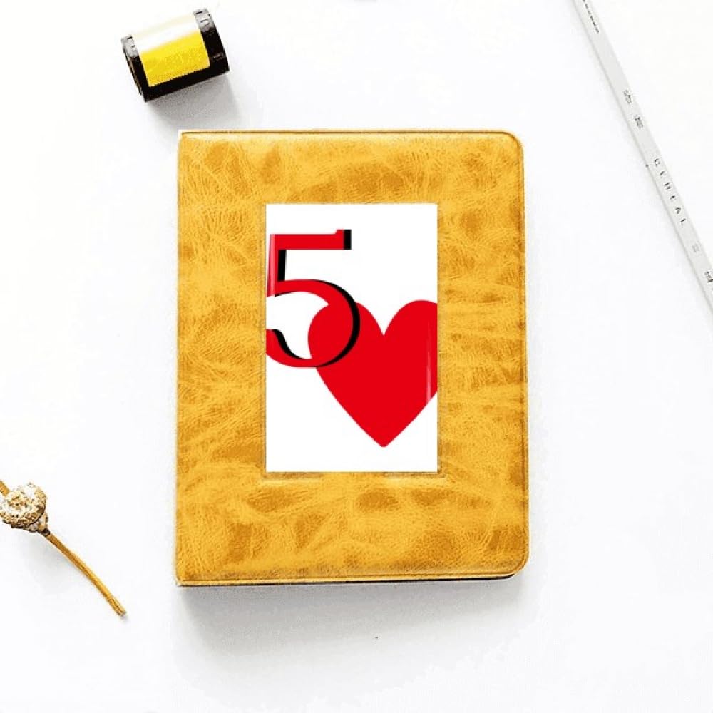 no/no Love Heart 5 Poker Photo Album Family Wedding Picture 4x6