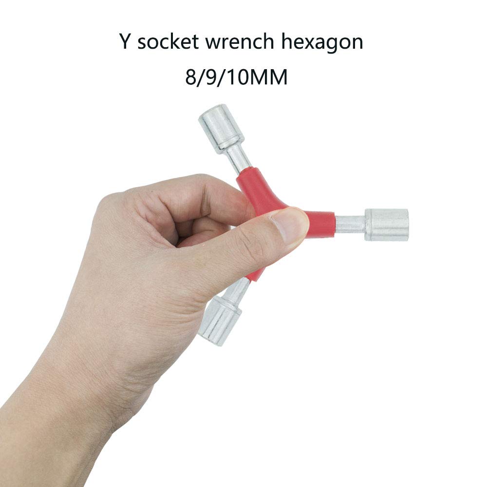YOUMI Bicycle Wrench Set - 3 Way Hexagon Tool -2