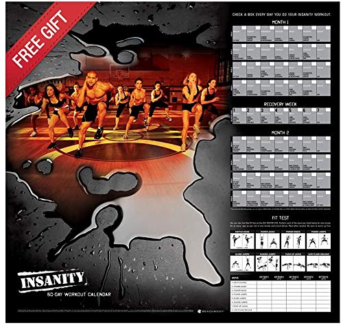 Insanity 60 Days 30 Minutes 10 DVD Workout Exercise Videos Base Kit