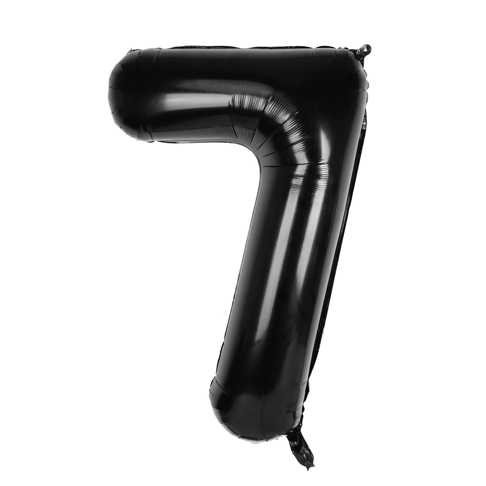 40 Inch Black Foil Balloon Number 7, Large Numbers Balloon 0-9, Helium Balloons Numbers for Girls Boys Birthday Decoration/Anniversary Decoration/New Year's Eve Decoration (Black #7)
