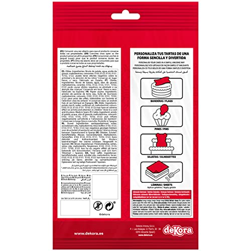 Dekora, Sonic Essbare Muffinaufleger, Ausgeschnittene Oblate Muffindeko, Kindergeburtstag Esspapier Tortendeko Sonic