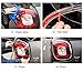 TENWIND Car ABS Chrome Taillight Decoration Trim Compatible with Smart fortwo forfour 453 2015-2021 Accessories