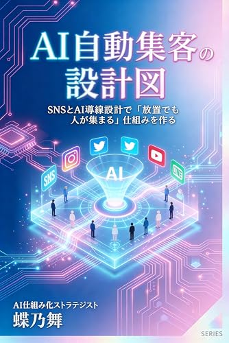 AI自動集客の設計図: SNSとAI導線設計で「放置でも人が集まる」仕組みを作る 設計図シリーズ