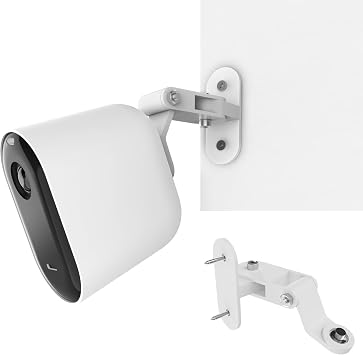 Metal Wall Mount Compatible with Wyze Wireless Outdoor SimpliSafe Outdoor Camera Series 2 Arlo Essential Camera 2K Screw Mount Anti-Drop, Adjustment Swivel Mount Bracket