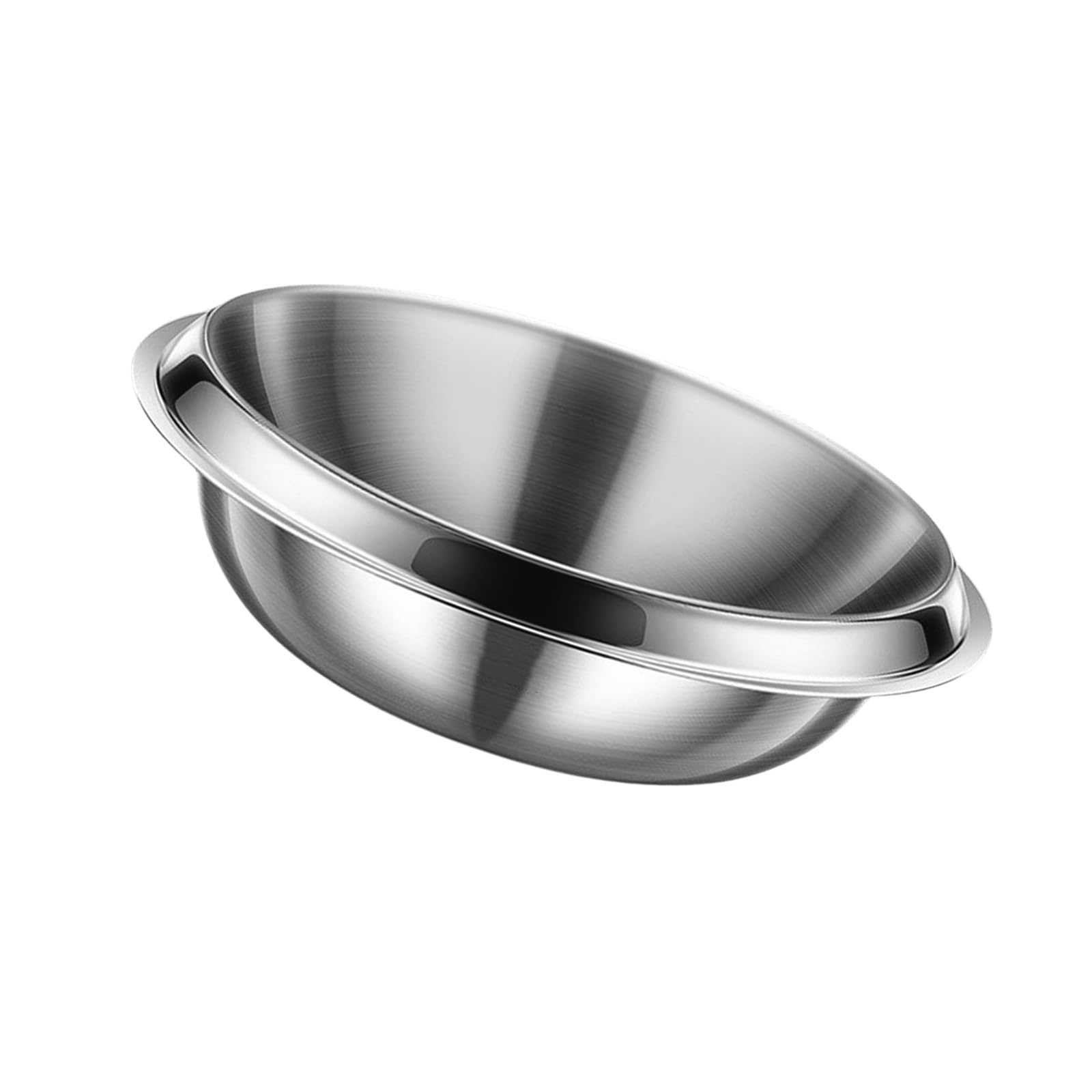 carotoe 304Stainless Steel Tableware Set Serving Plates Picnics Camping Plates Party Dishware Set for Outdoor and Indoor Salad Bowl