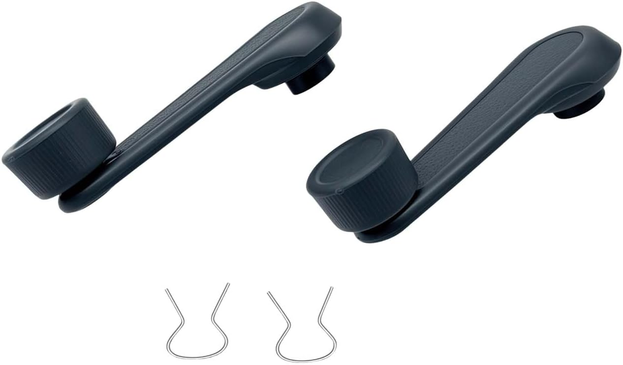 Manual Window Crank Handles Gray 6926004020 Compatible with 4Runner Corolla Land-Cruiser MR2 Pickup Starlet T100 Tacoma Tercel Van-Wagon