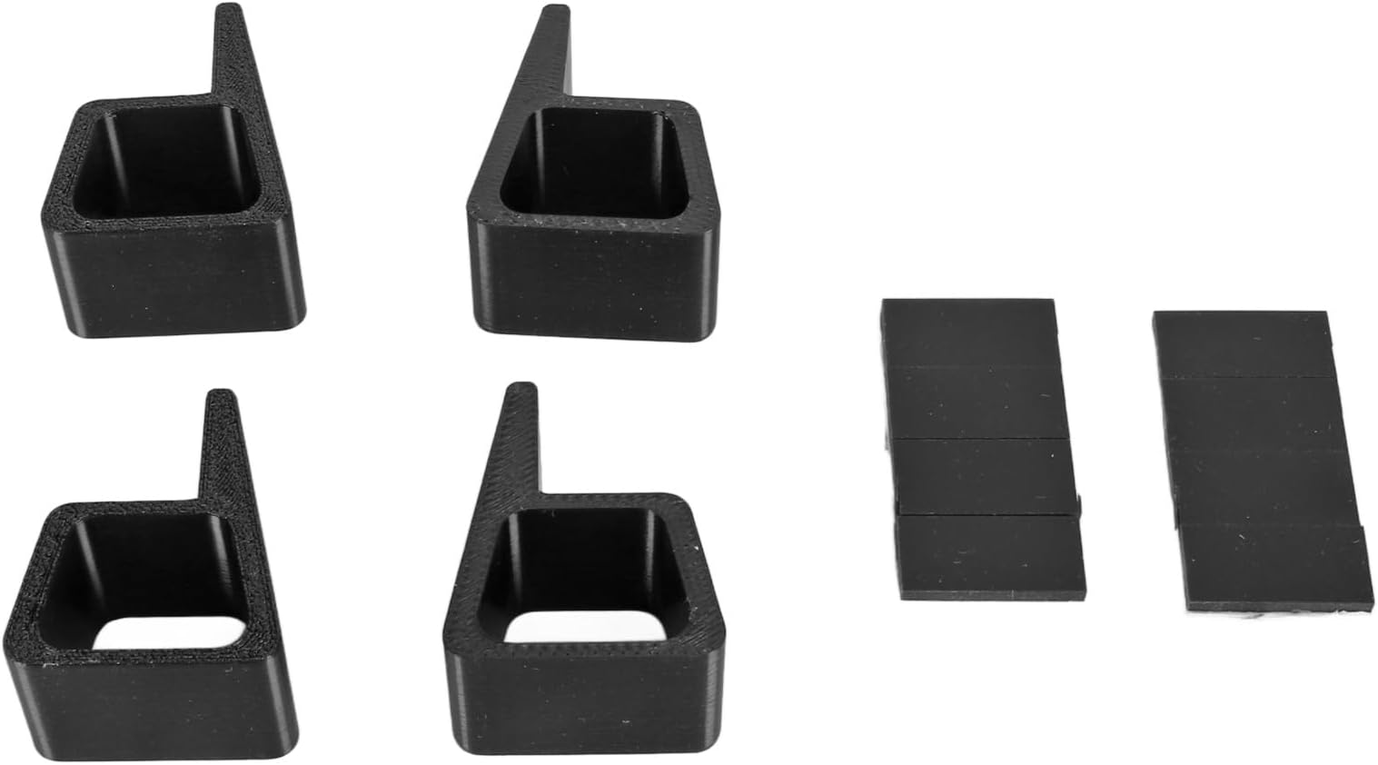 Taidda Game Console Horizontal Version Heightening Bracket for One S X Black, Slip Resistant Wear Proof 4pcs Accessories for Console Cooling Legs Stand Holder, Applicable to Game Machine Players,