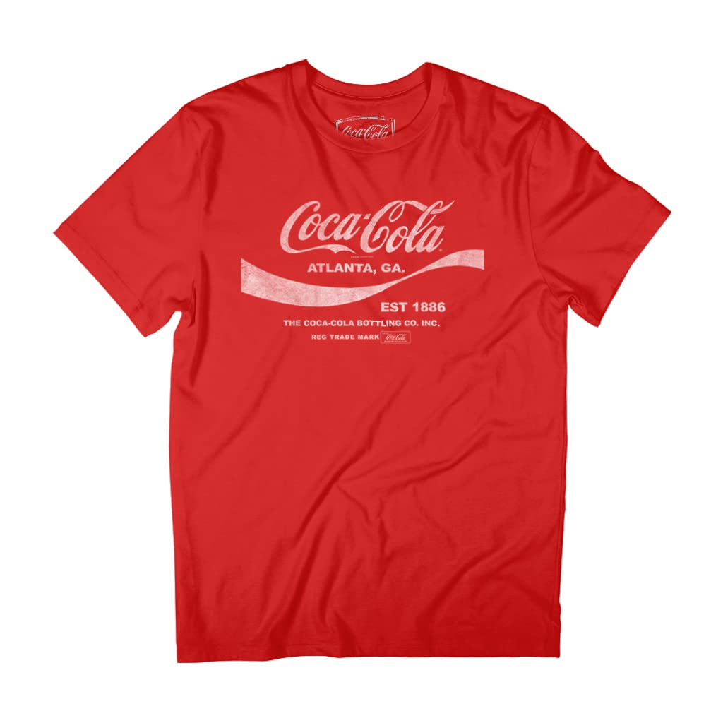 Coca Cola Drink Men's 1886 T-Shirt Red