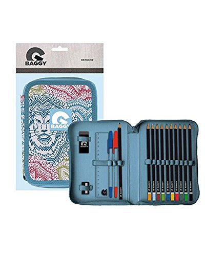 Baggy- Plumier 1 Cremallera Leones, Color 0 (AST5762)