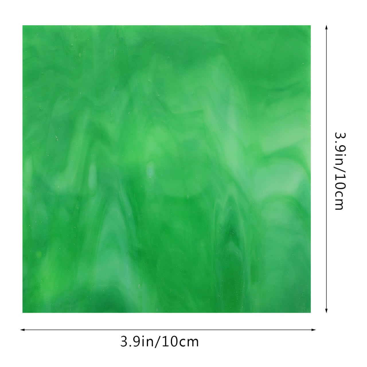 Foglie Di Mica Vetro Colorato 10 Pezzi Vetro Colorato Traslucido Mosaico Parete