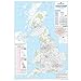 Produktbild Map Marketing BIPA Postleitzahlenkarte Großbritannien (ungerahmt, Maßstab 20 km : 2,5 cm, 830 mm x 1200 mm)