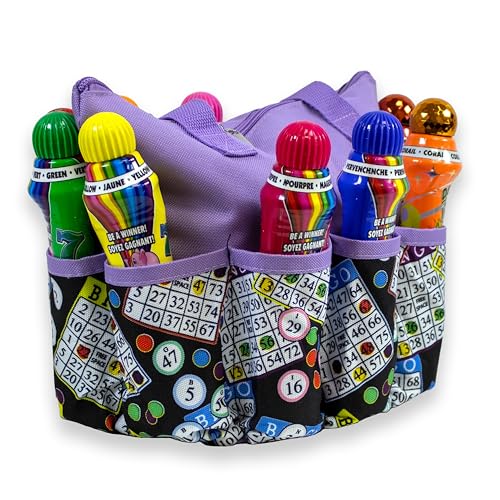 Bolso Tote Clásico para Bingo con 10 Bolsillos y Cierre miniatura 6