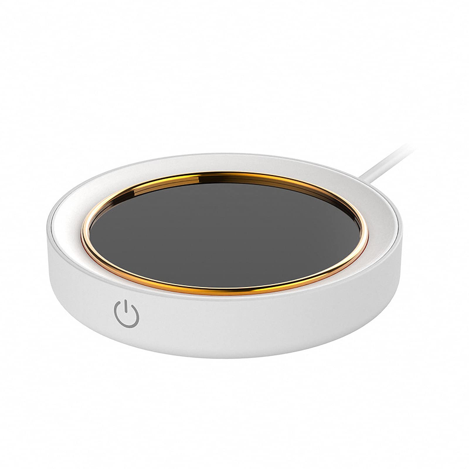 Posavasos eléctrico de café con luz Nocturna, Placa calefactora de Calentamiento rápido en Invierno, Calentador de Taza de Leche/té/Agua de Oficina, Regalo para cumpleaños