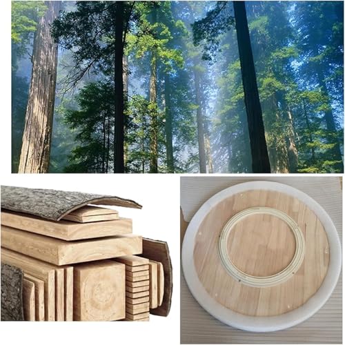 Lazy Susan gramofon do domowego biura i biurka - 91 cm taca obrotowa z białego kamienia cicha i gładka leniwa Susan do projektów DIY i serwowania