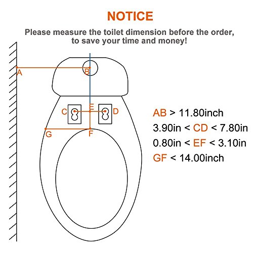 Apure Bidet A123 - Only Cold Water Bidet- Dual Nozzles Of Wash And Women Wash- Selfcleaning Toilet Bidets (1Pc) #TOP3