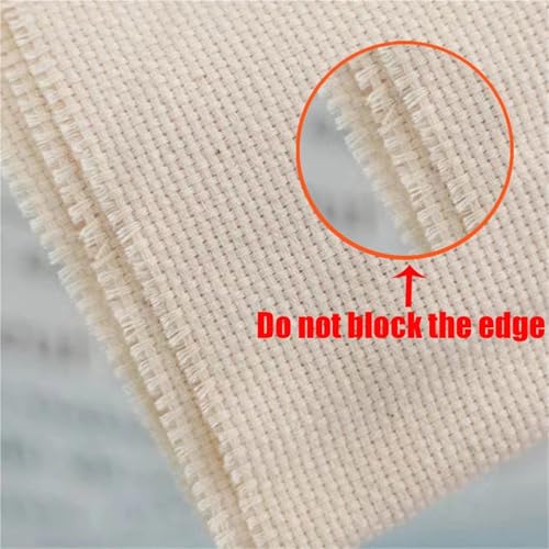 Tissu de tufting de haute qualité en pur coton pour punch needle
