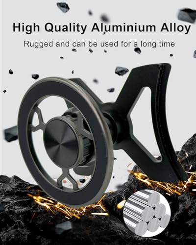 SPTSSWET Magnetyczny uchwyt samochodowy na telefon do Audi Q2 2016 2017 2018 2019 2020 2021 2022 2023 do MagSafe Ultra Magnet obrót o 360° kompatybilny z iPhone 17 16 Pro Max 15 14 13 12