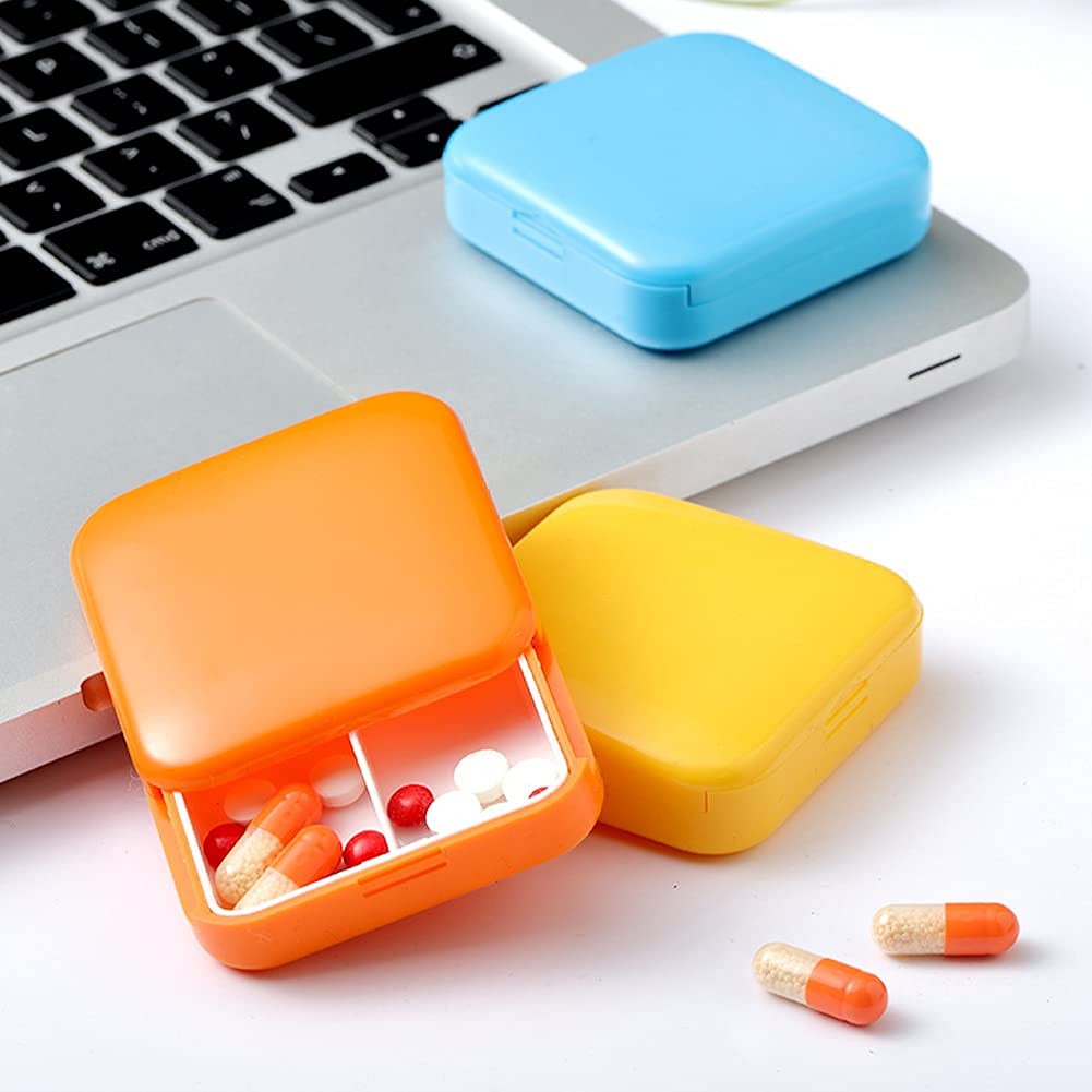 Pastillero Organizador De Pastillas Organizador De Vitaminas Pastillero Semanal Pastilleros 7 Días 4 Veces Al Día Dispensador De Almacenamiento Titular Pastillero Suministros Médicos Azul,Un
