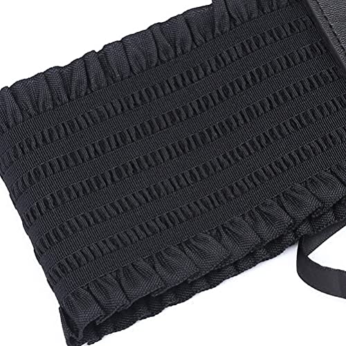 Corset Belt for Women Vintage Lace Up Wide Waist Belt PU Leather Elastic Tied Waspie Cinch Belt for Halloween Costume4