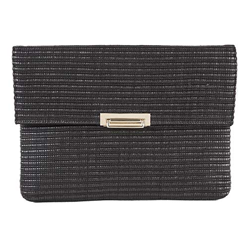 Sac à bandoulière femme Lia Noir petit sac raphia ACACA450NER