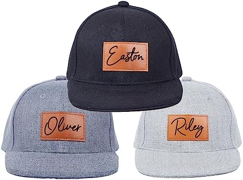 Custom Toddler Hat, Personalized Kid Baseball Caps Adjustable Truck Hat Baby Boy Snapback Hat for Kid Adult