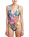 La Blanca Women's Feathering Colors Strappy Halter One Piece Swimsuit