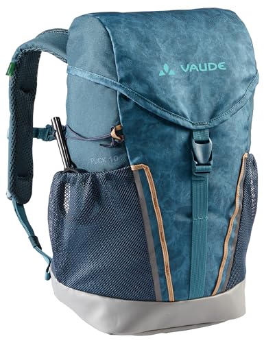 VAUDE Kinderrucksack Jungen & Mädchen Puck 10 Liter in blau, komfortabler...