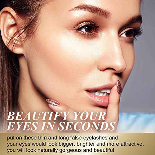 Cílios magnéticos com delineador - Kit de delineador e cílios magnéticos, cílios de vison sintético