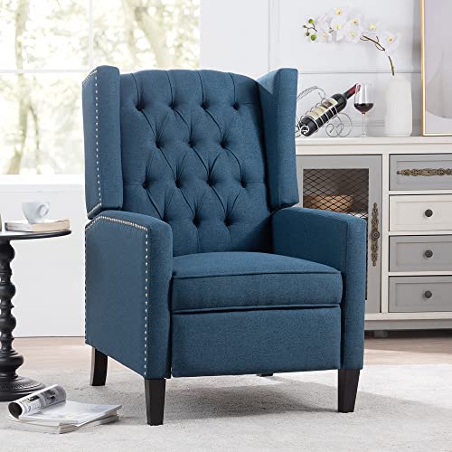 Sillón Plegable Ajustable Azul miniatura 1
