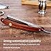 Straight Razor GOLD DOLLAR Wooden Handle Retro Shaving For Men & Barber Shaving Ready Without Stabilizer