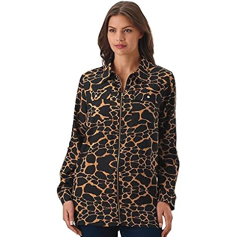 Masseys Zip Front Blouse Cover