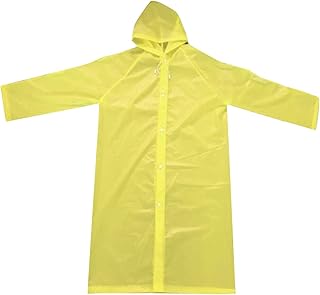 TYUSGH Rain Ponchos for Adults, EVA Rain Ponchos Water Proof Lightweight Rain Coat Emergency Rain Poncho for Camping Hiking Travelling Outdoor Activities