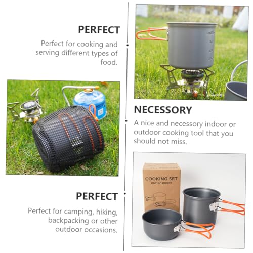 Kit ustensiles cuisine extérieur léger pour éviter les brûlures en camping avec cette casserole - 7