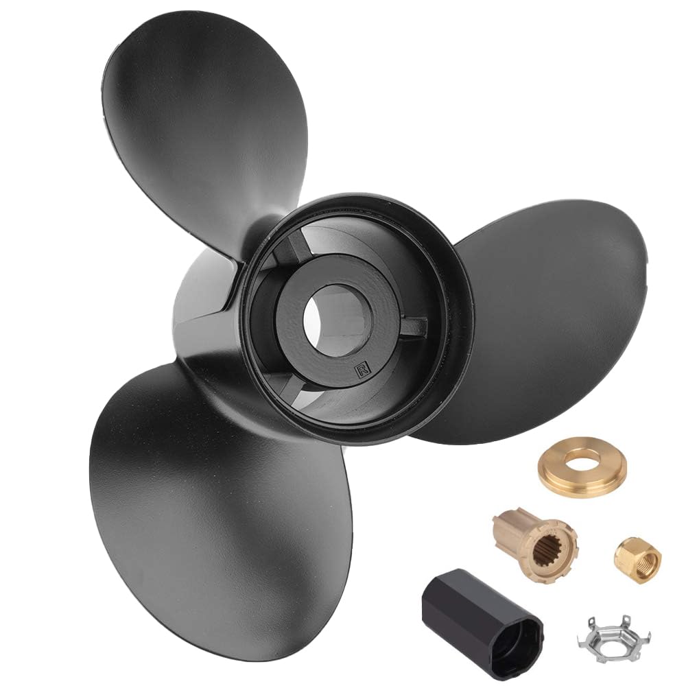 VIF Boat Propeller fit Mercury Mercruiser Alpha One/Bravo One Outboard Motos 135-300 HP 2& 4-Stroke 15x17 with hub Kits