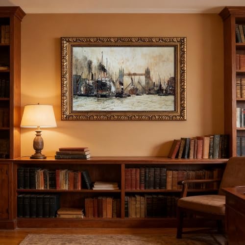 Cadre a suspendre Tower Bridge Charles Dixon pour habiller un mur vide