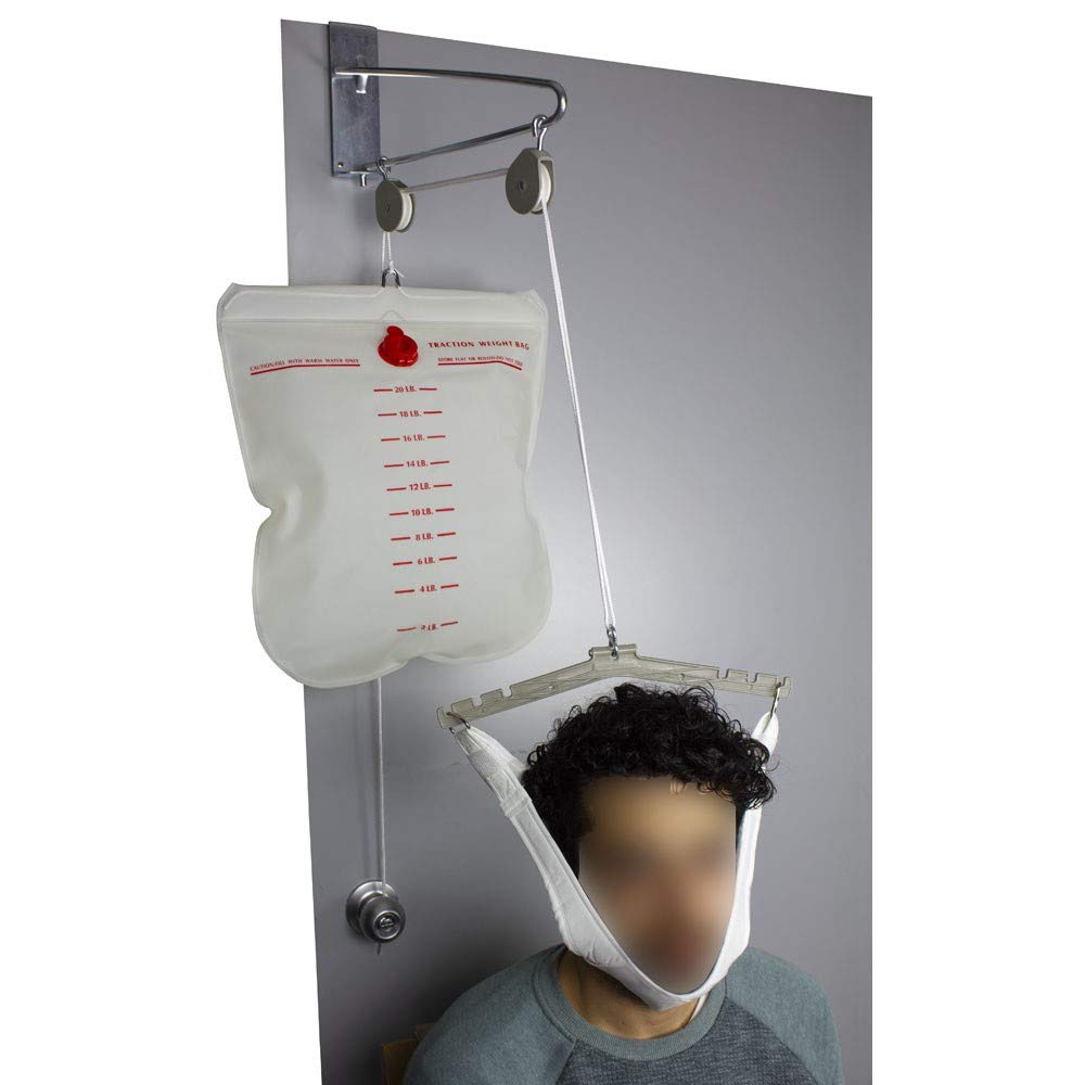 Aparato de tracción cervical | Para puerta | Ejercicio cervical | Equipo tracción cervical | Mobiclinic