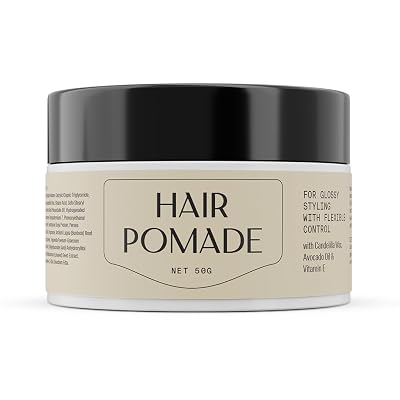Arata Hair Pomade (50 GM) | Infused With Shea Butter, Avocado Oil & Vitamin E | For Glossy Styling With Flexible Control