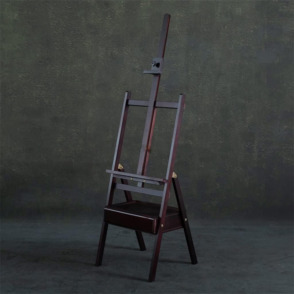 HBJWOV Easel Art Student Stand Type Drawing Board Sketching Oil Painting Sketching Real Display Stand with Drawer(E)