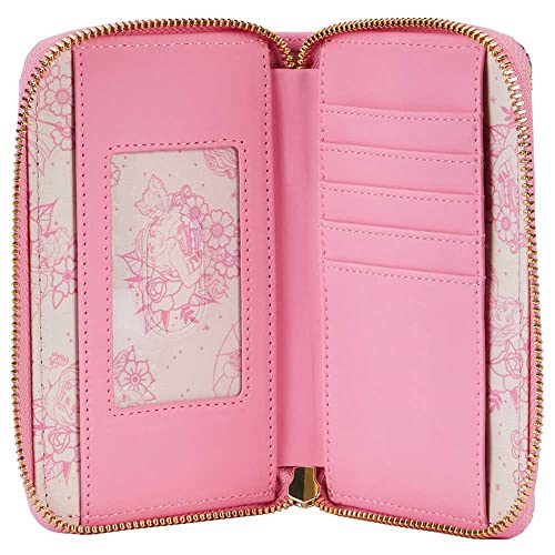 Loungefly Disney Princess Tattoo Faux Leather Zip Around Wallet2