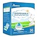 Heavy Absorbency Disposable Underpad 18” x 30”, Disposable Changing Pad for Pet(30/Pack)