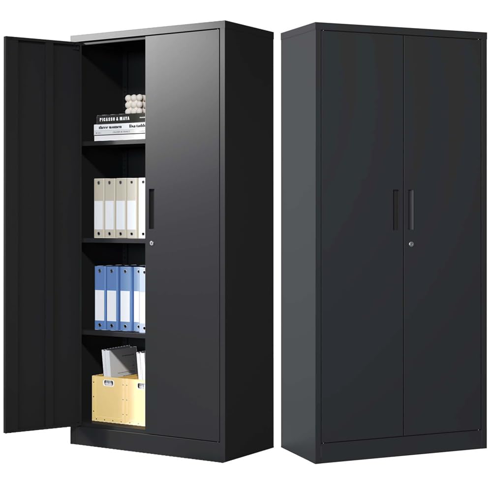 Lockable Cabinet Metal Storage Cabinet, 69