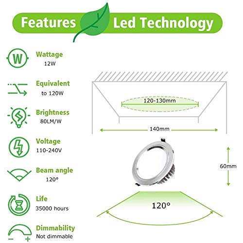 Lámpara de disco LED para techo de sala de estar moderna y funcional 3